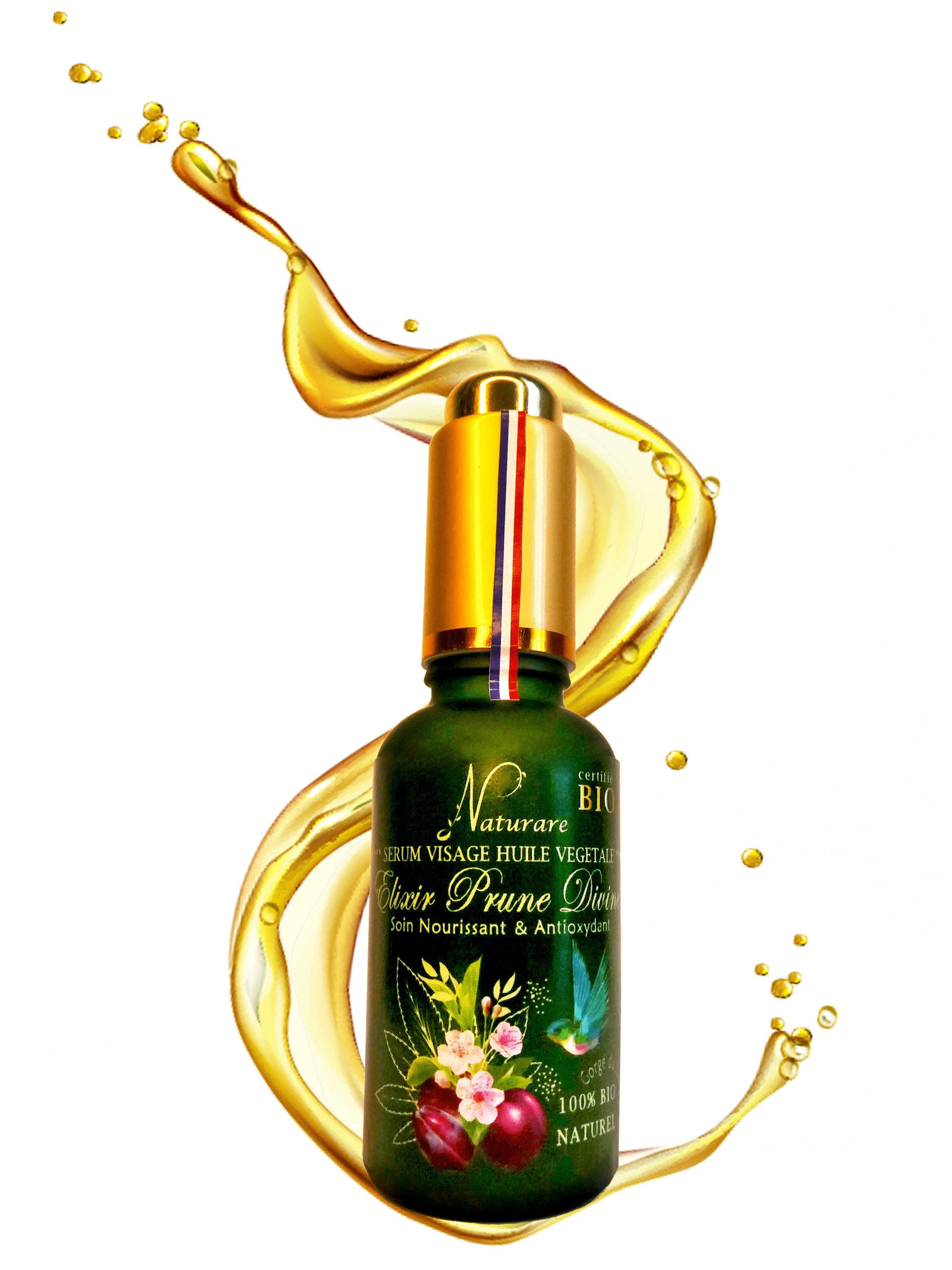 ELIXIR PRUNE DIVINE BIO - Sérum Huile Végétale, Complément Alimentaire