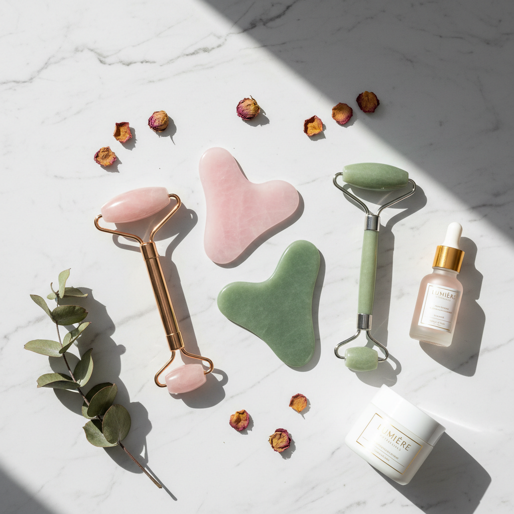 Gua-Sha et Rouleau Visage - Lumia Botanica